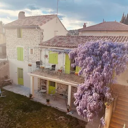 Maison Provencale Les Glycines Roquemaure  Buitenkant foto